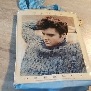 Elvis Presley Inspired Light Blue  Tote